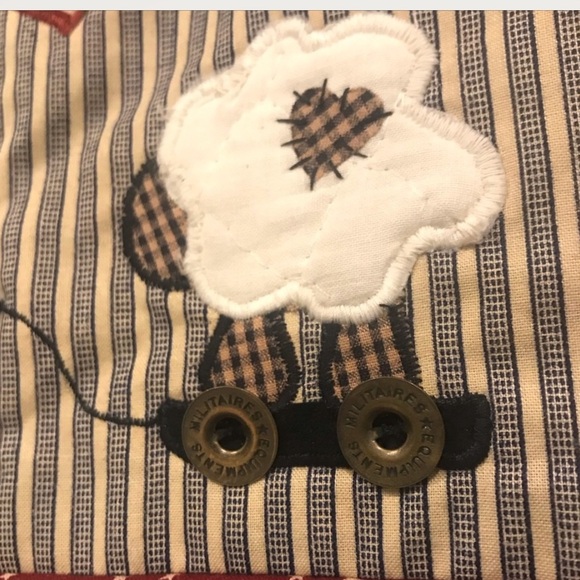 Americana Appliqué Handmade Jean Jumper Dress - Picture 5 of 8